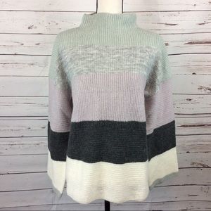 Next Color-block Funnel Neck Sweater, Size Eur 40